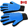 Deshedding Grooming Gloves — Gentle Pet Hair Remover, 1 Pair